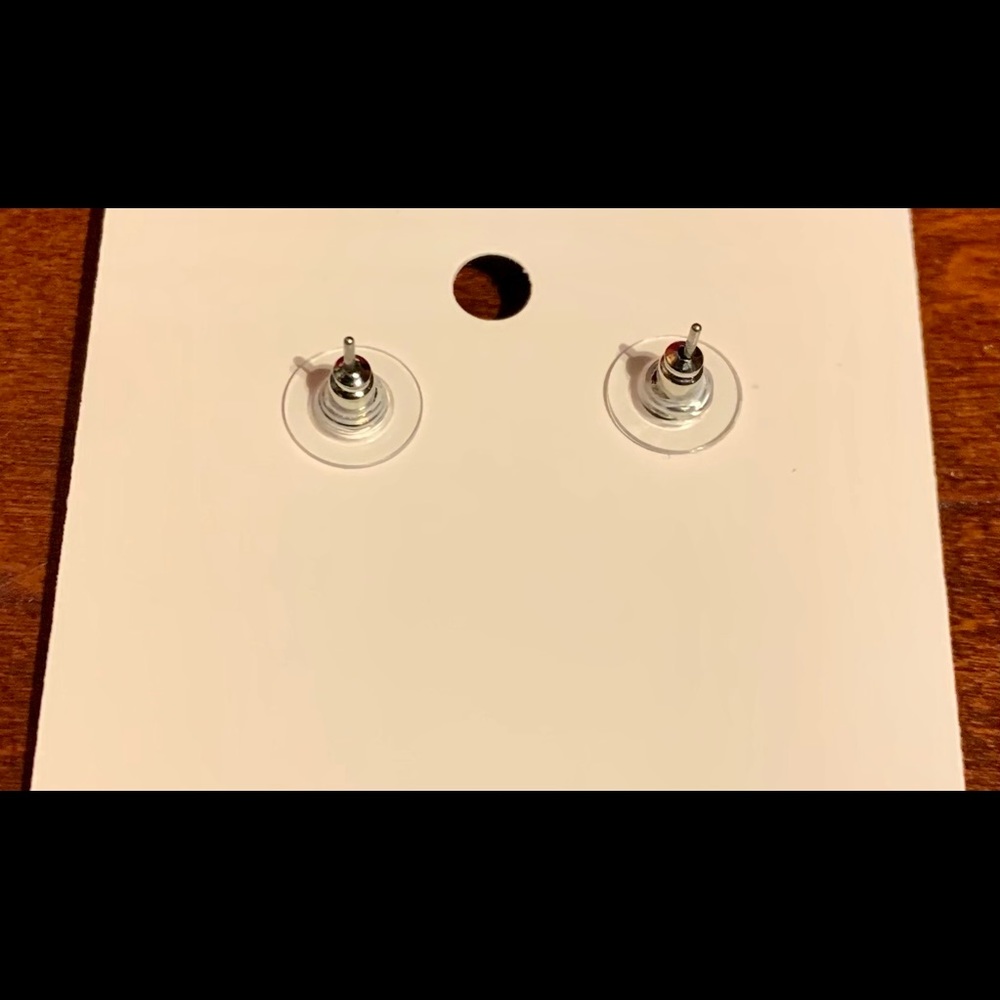 Stainless steel resin earrings - Picture 7 of 7